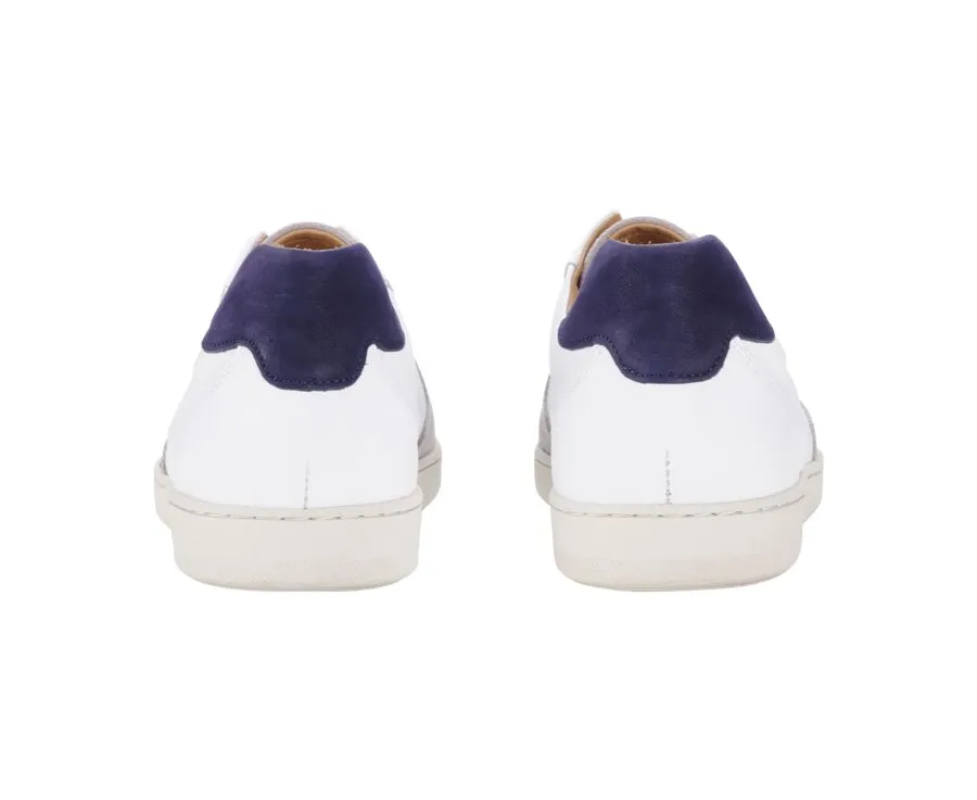 Light Grey Suede and White Leather Trainers - BORONIA