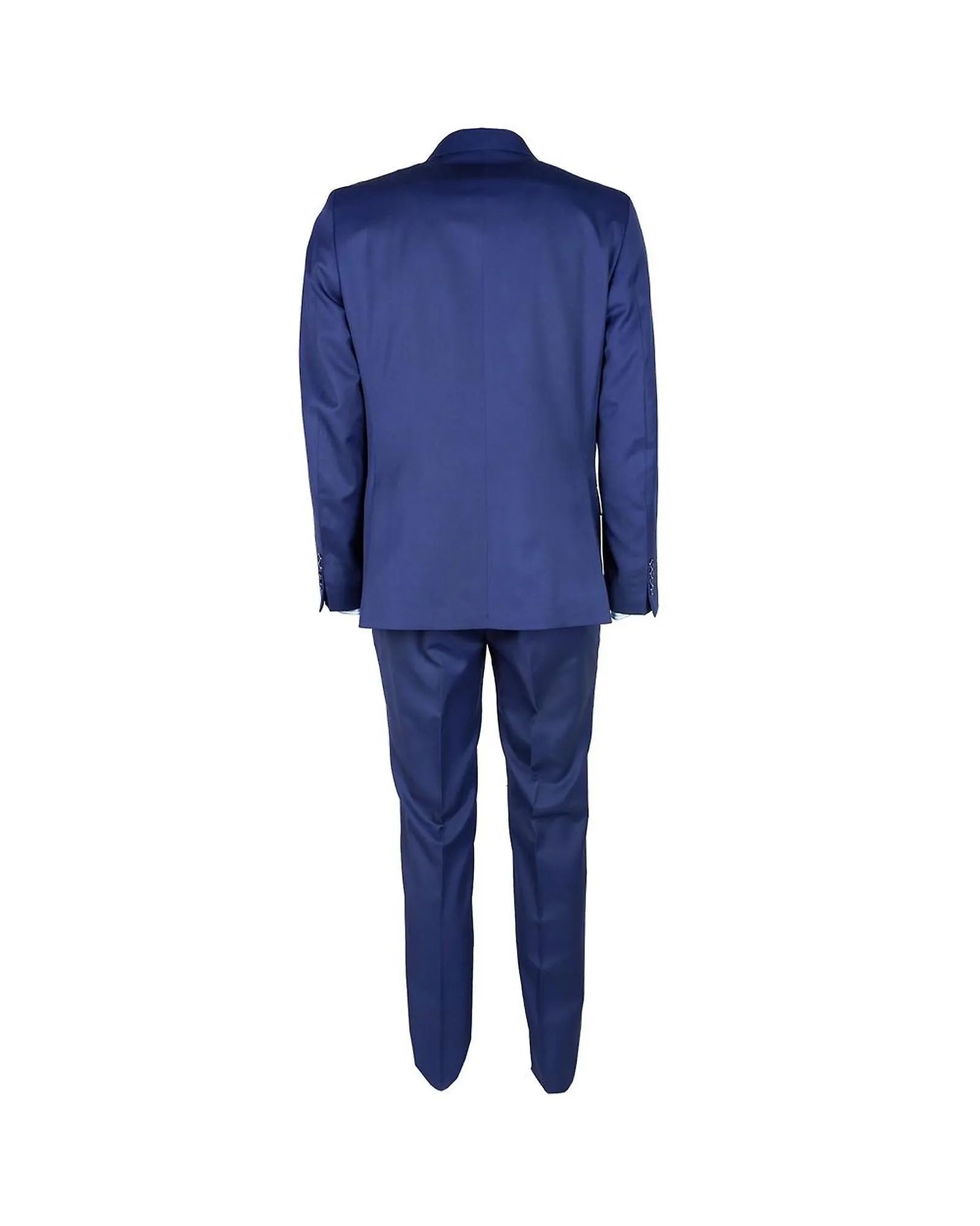 Made in Italy Virgin Wool Suit with Two Button Closure