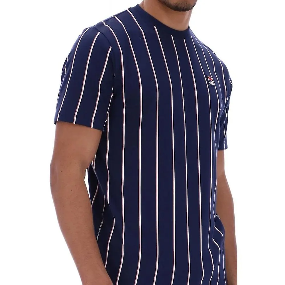 Men's Fila Vintage Lee Mh035 Double Pinstripe Half Sleeve T-shirt