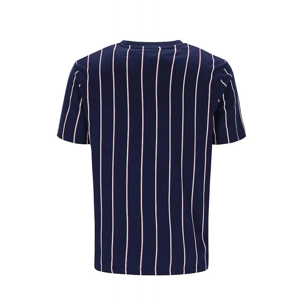 Men's Fila Vintage Lee Mh035 Double Pinstripe Half Sleeve T-shirt