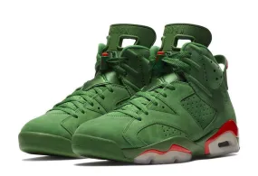 Men's Jordan 6 Gatorade Basketball Shoes - Green