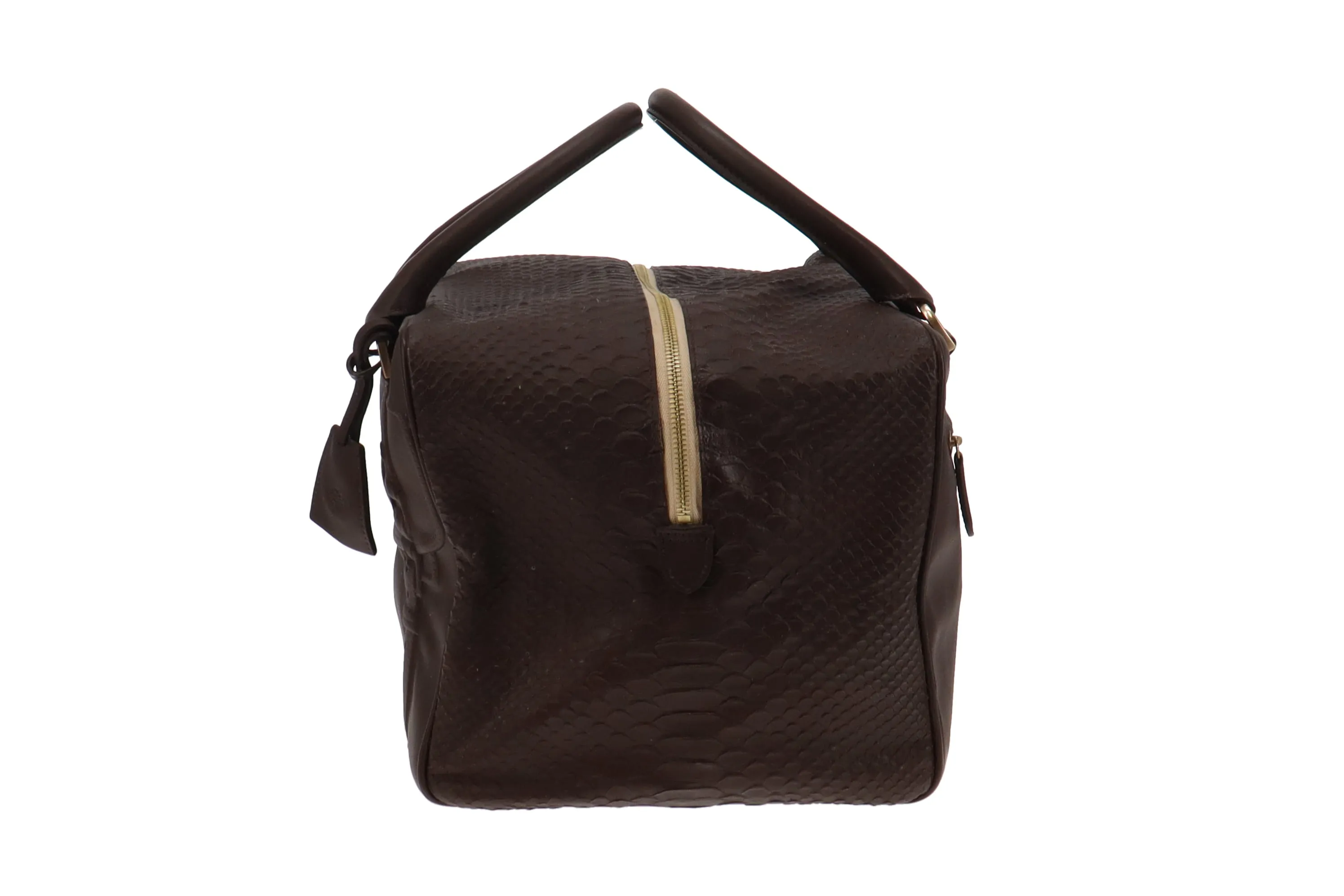 Mulberry Chocolate Brown Leather Maisie Clipper Bag