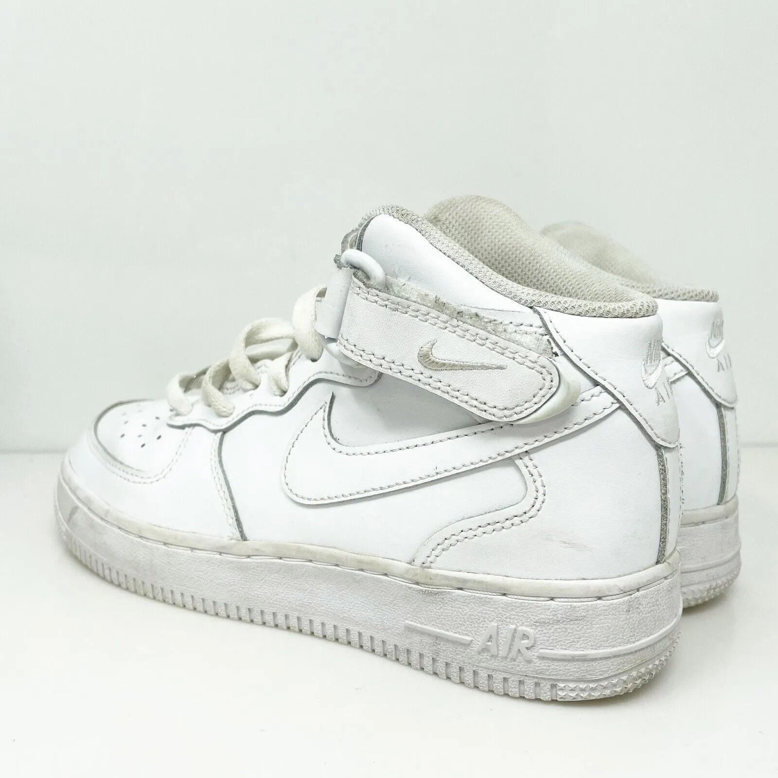 Nike Boys Air Force 1 Mid LE DH2933-111 White Basketball Shoes Sneakers Size 5Y