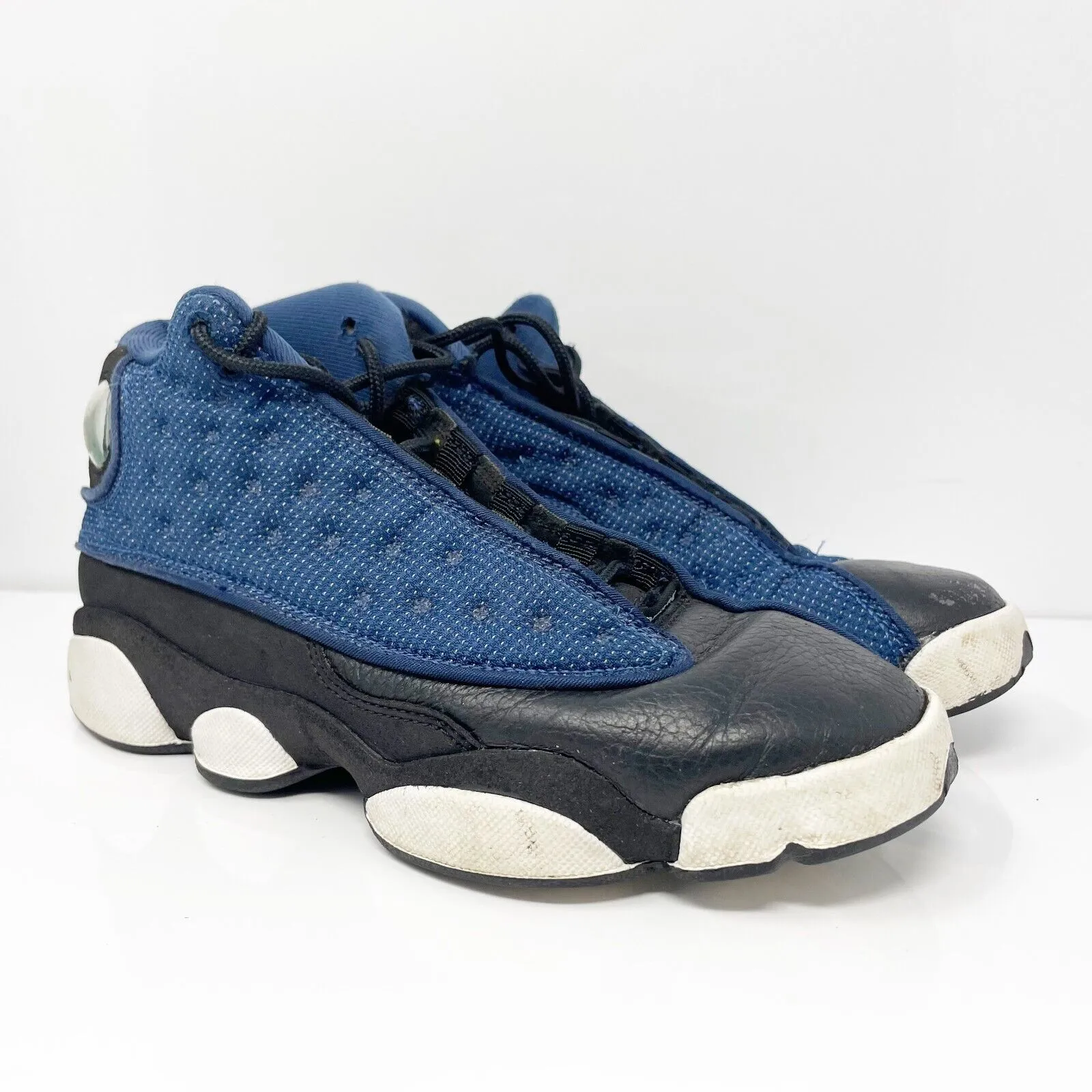 Nike Boys Air Jordan 13 884129-400 Blue Basketball Shoes Sneakers Size 4.5Y