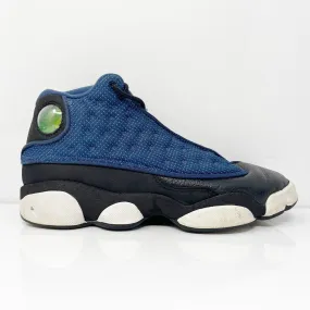 Nike Boys Air Jordan 13 884129-400 Blue Basketball Shoes Sneakers Size 4.5Y