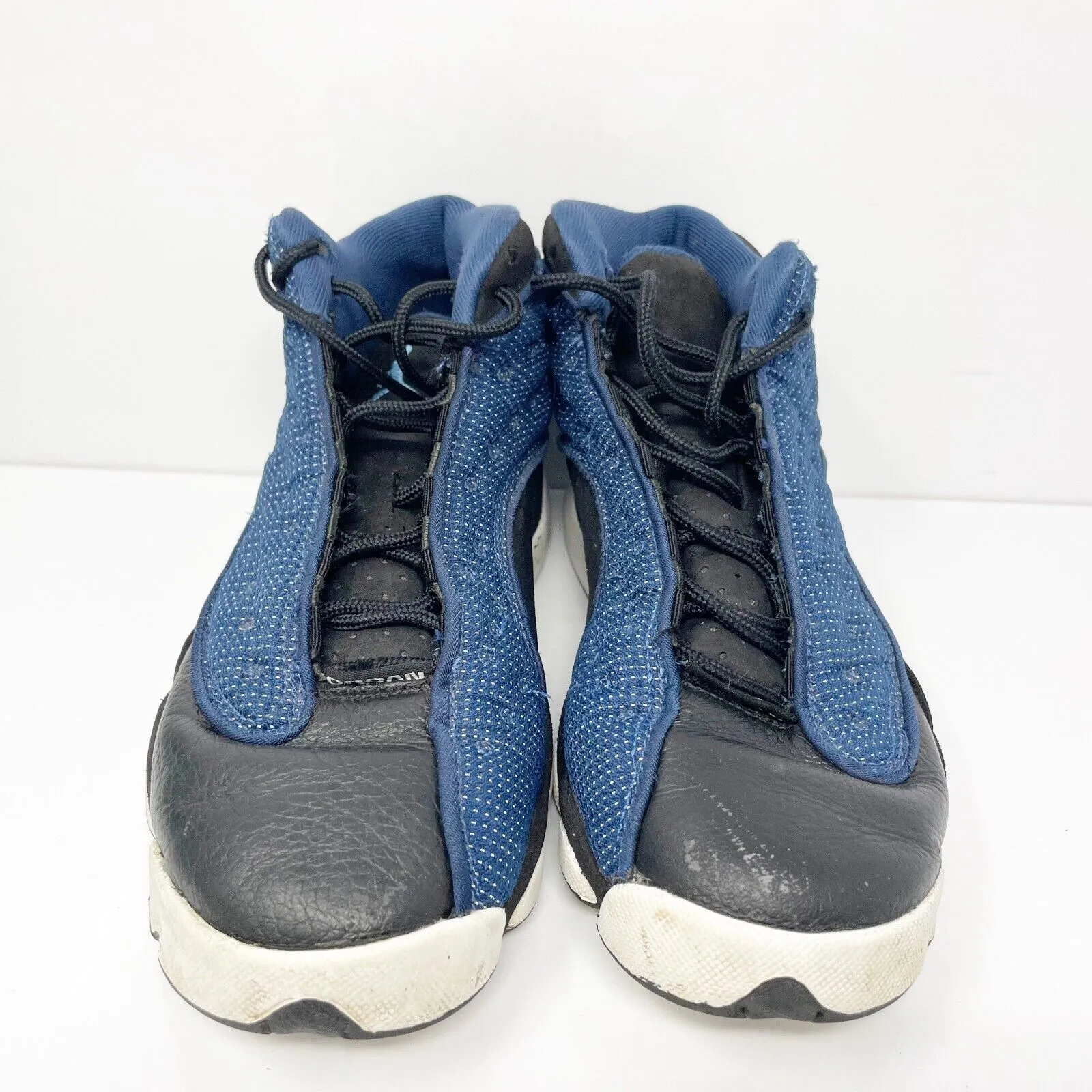 Nike Boys Air Jordan 13 884129-400 Blue Basketball Shoes Sneakers Size 4.5Y