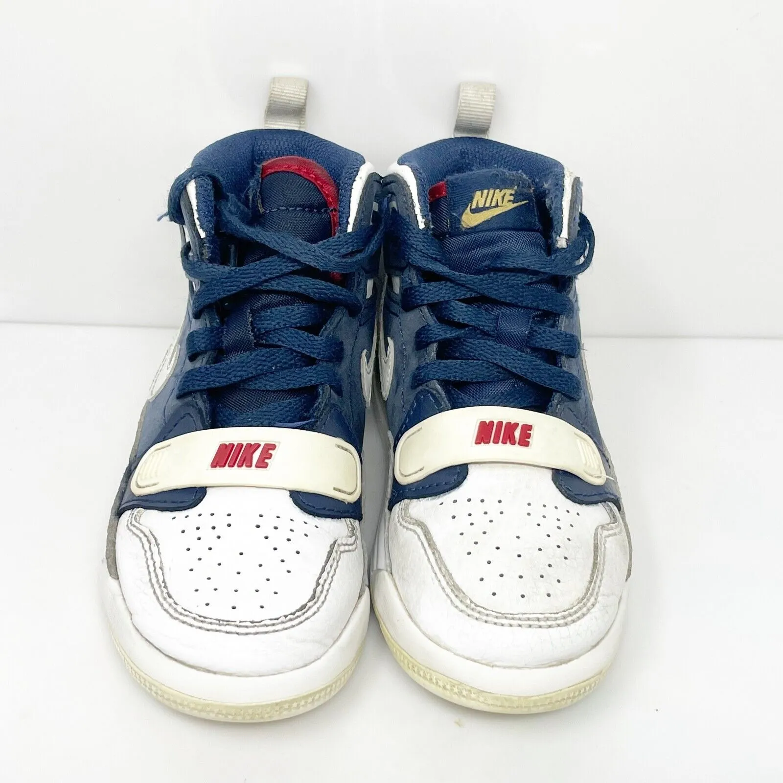 Nike Boys Air Jordan Legacy 312 AT4047-101 White Basketball Shoes Sneakers 11C