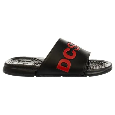 OJOTAS DC SHOES SLIDE NEGRO ROJO (BEP)