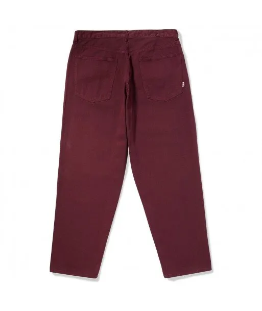 Pantalón HUF  Cromer Signature Burdeo