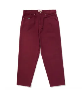 Pantalón HUF  Cromer Signature Burdeo