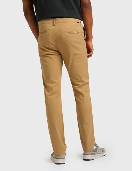 Pantalón Lee Slim Chino Clay beige para hombre