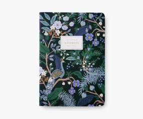 Peacock Stitched Notebook Set