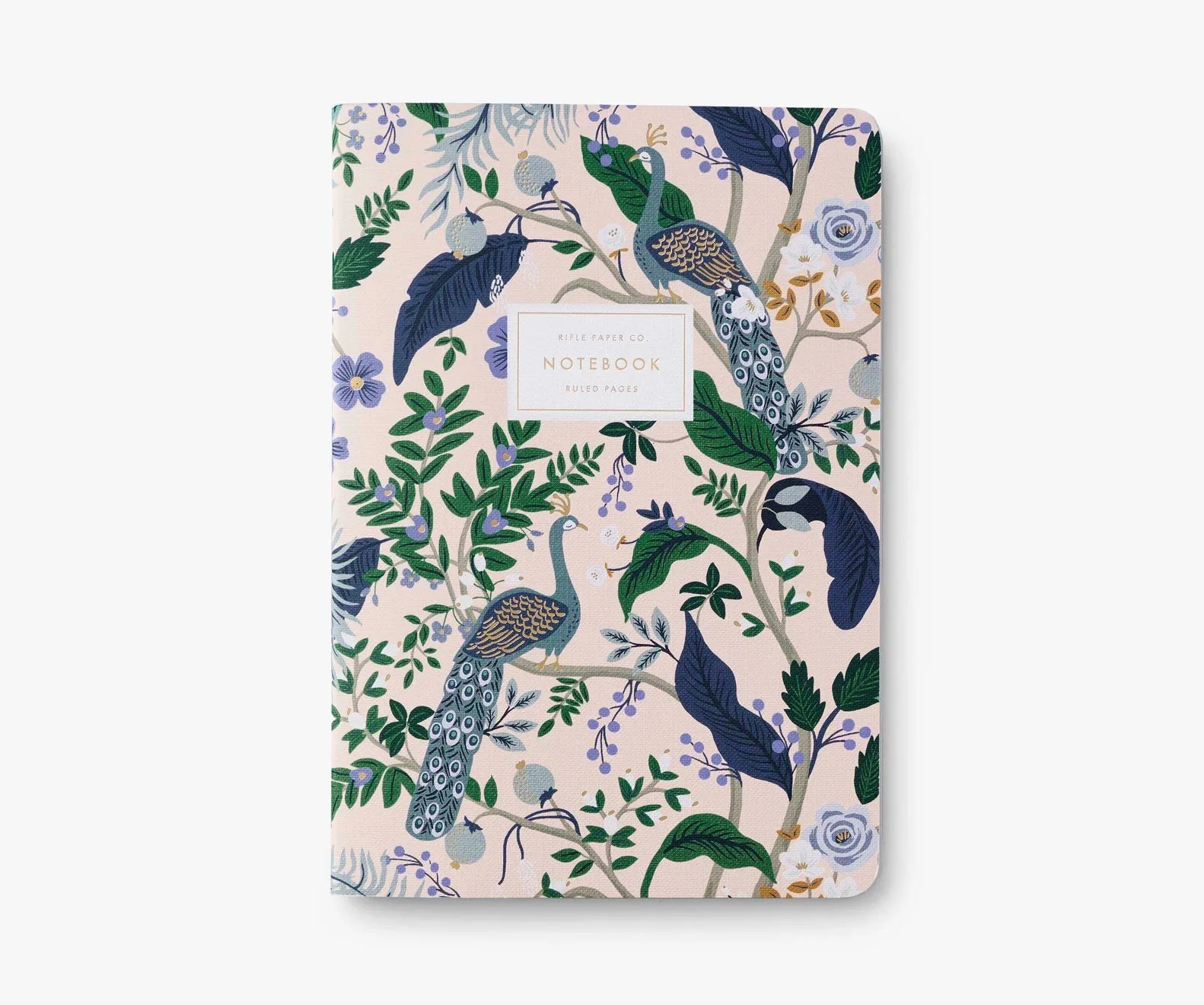 Peacock Stitched Notebook Set