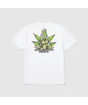 Polera HUF x Cypress Hill Triple Triangle Blanca