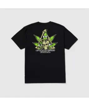 Polera HUF x Cypress Hill Triple Triangle Negra