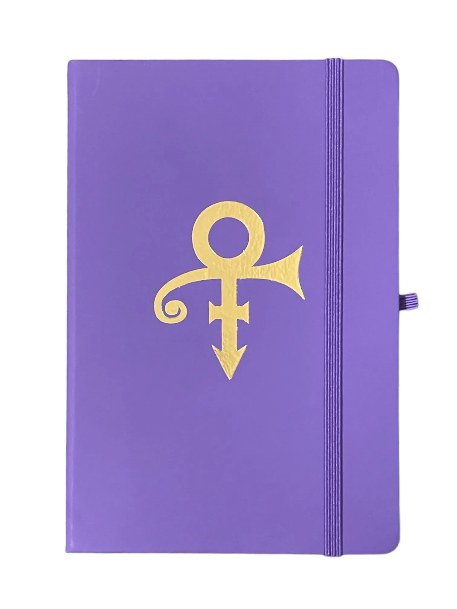 Prince – Xclusive & Official Purple & Embossed Gold Foil Love Symbol Note Book / Journal