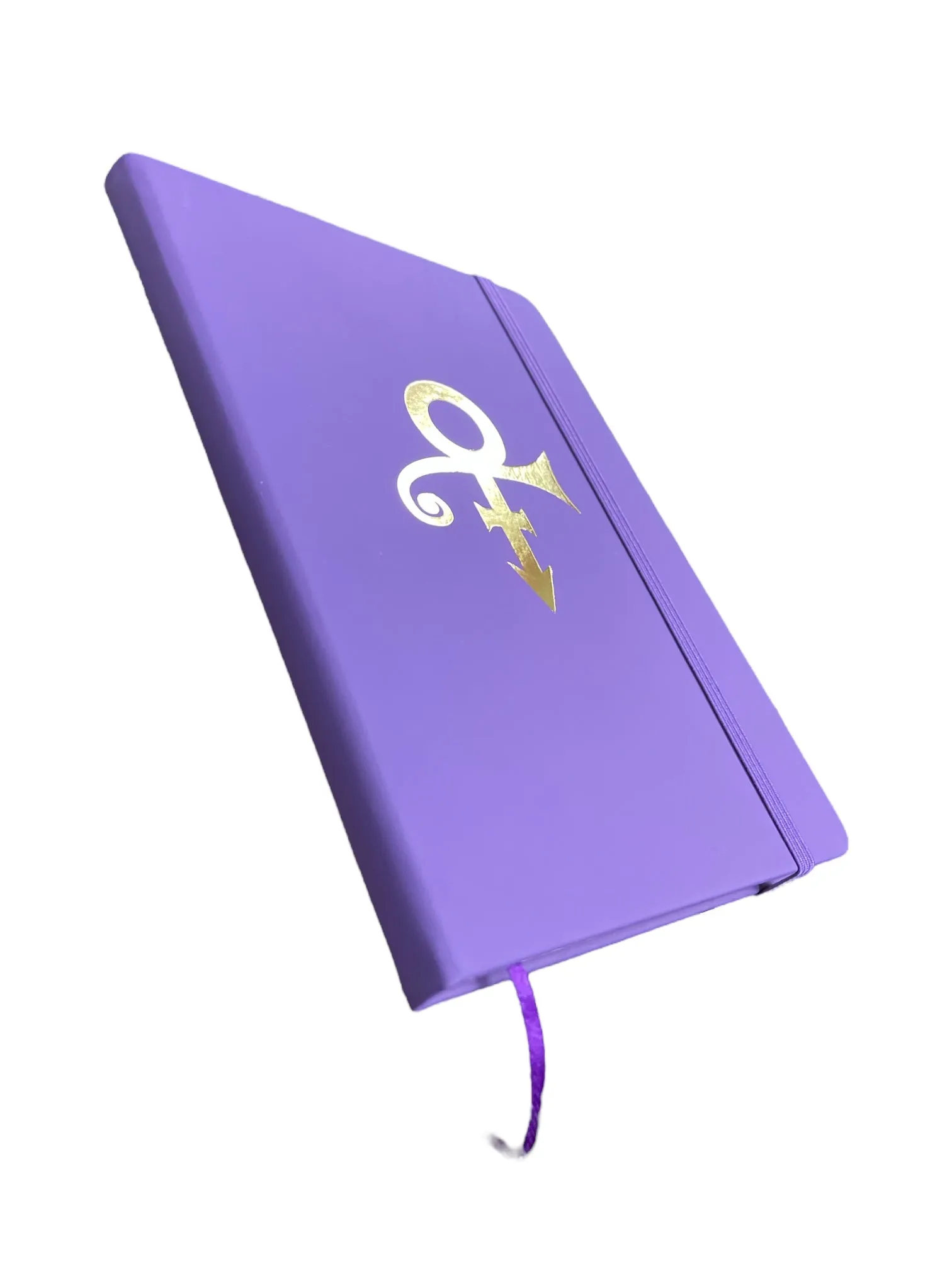 Prince – Xclusive & Official Purple & Embossed Gold Foil Love Symbol Note Book / Journal