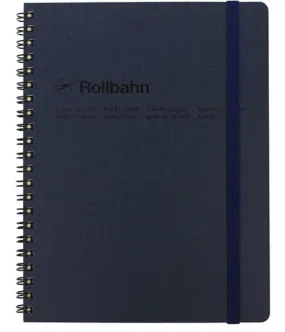 Rollbahn Cap-Martin: Dark Blue Large Spiral Notebook