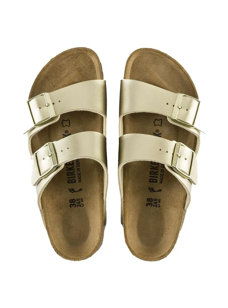 Sandalia Mujer Birkenstock Arizona  Dorada