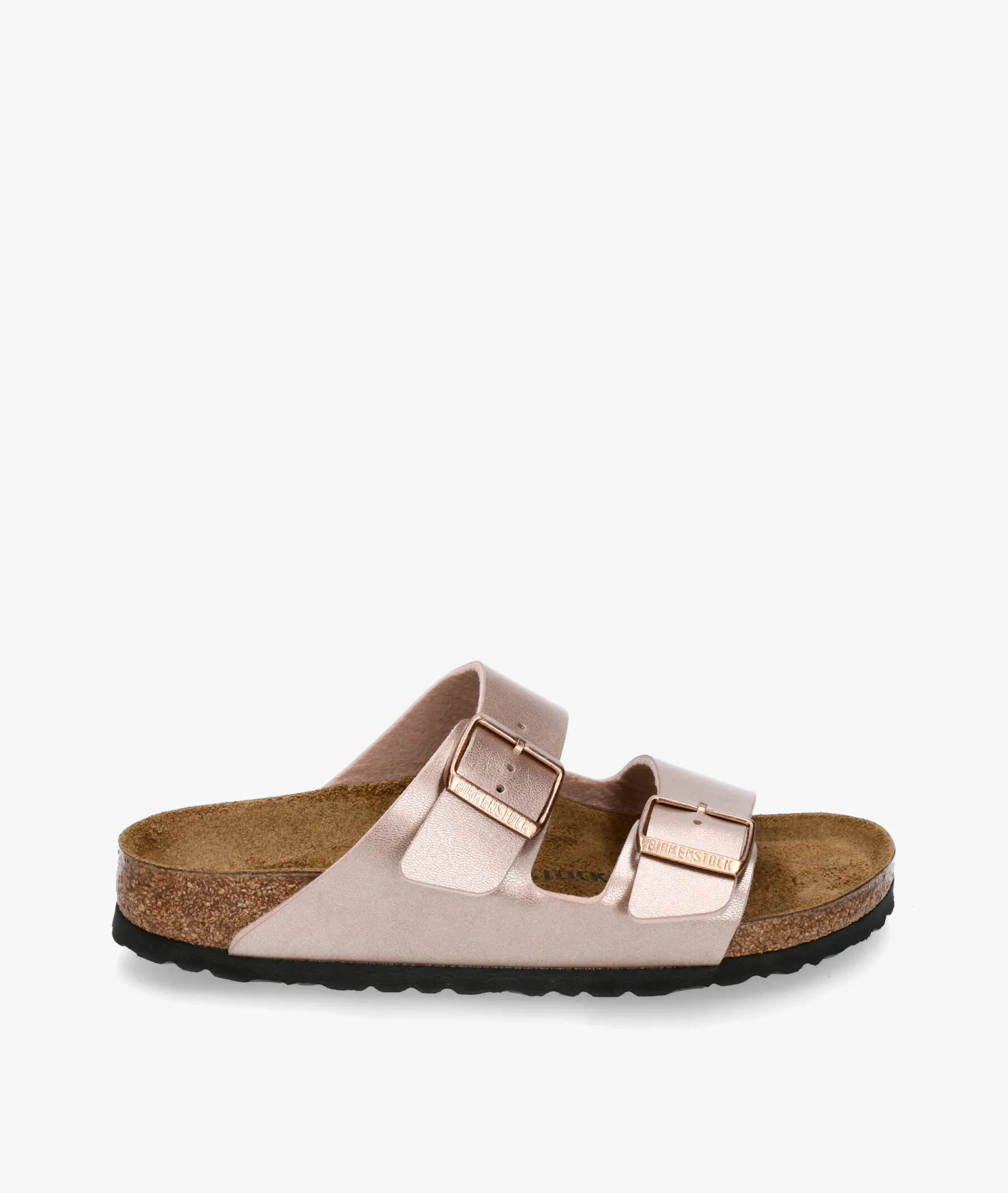 Sandalias Birkenstock  ARIZONA BF en nude metalizado