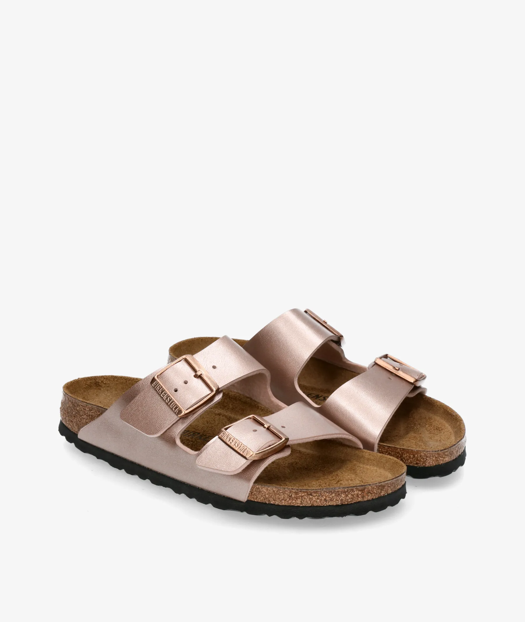 Sandalias Birkenstock  ARIZONA BF en nude metalizado