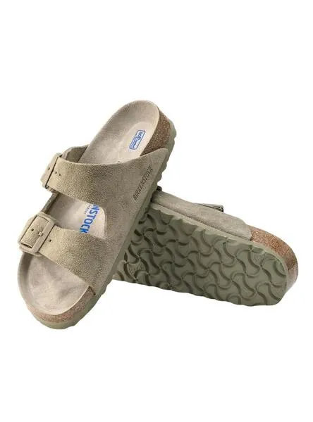 Sandalias Birkenstock Arizona soft verde para mujer