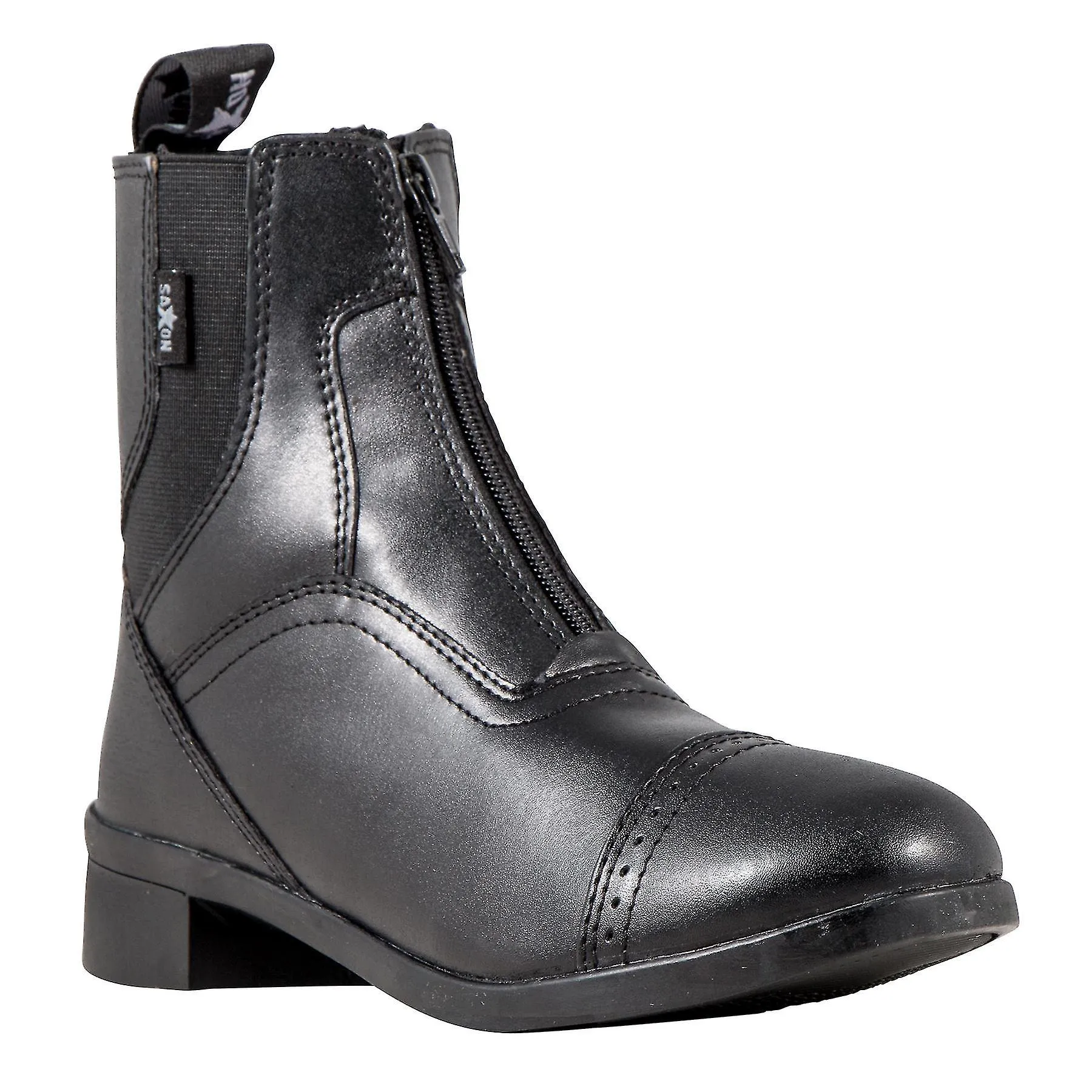 Saxon Childrens/Kids Syntovia Zip Paddock Boots