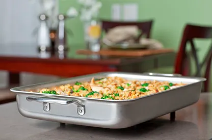 Stainless Steel Bake and Roast Pan 9x13 Made in USA by 360 Cookware