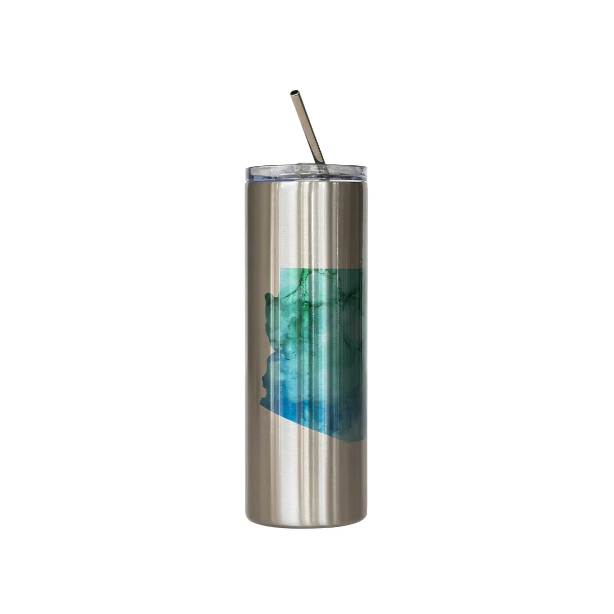 Stainless Steel Tumbler, Arizona Watercolor