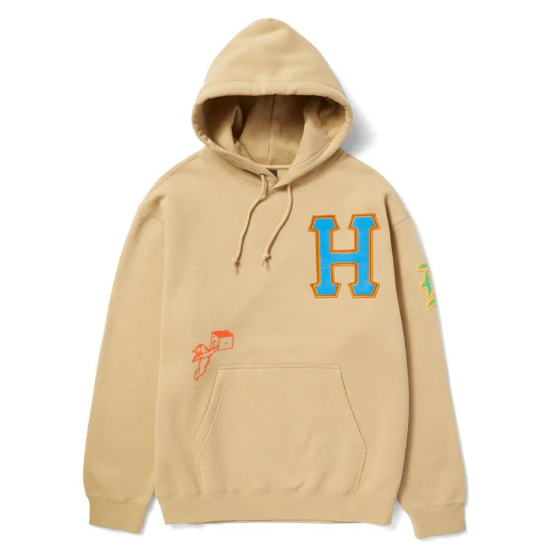 Sudadera HUF: Fly Die PO Hoodie (Oatmeal)