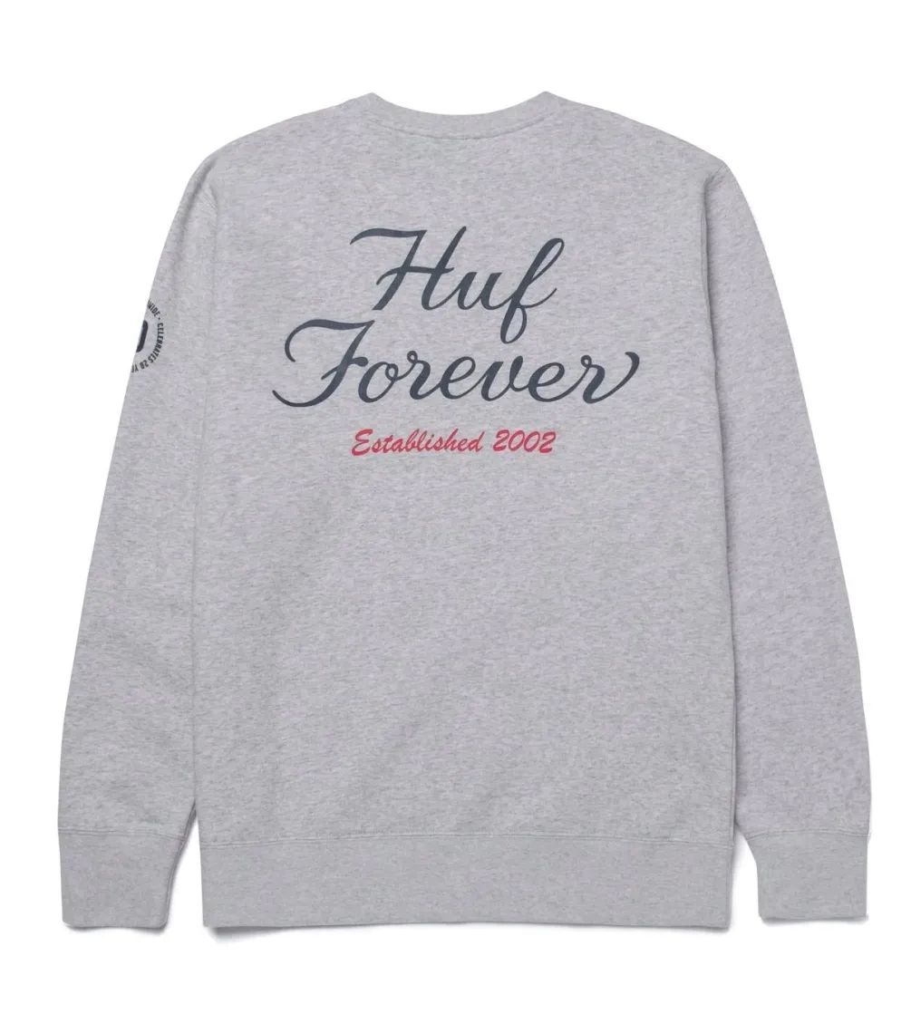 Sudadera HUF Forever Crew - Athletic heather