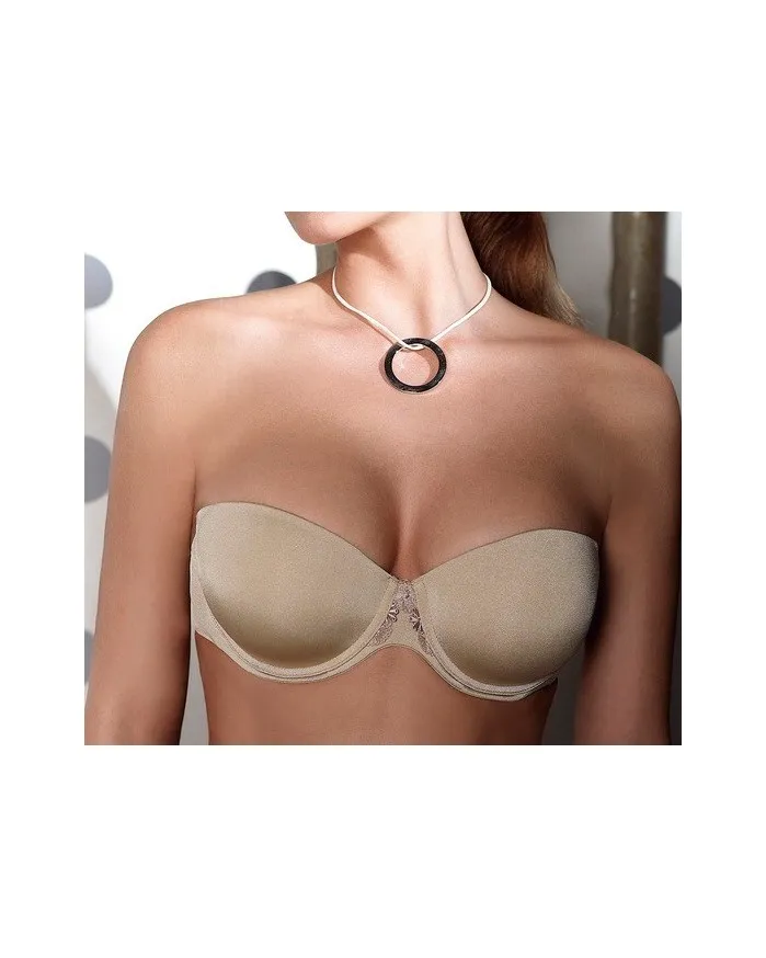 Sujetador Sin Tirantes Doble Push-Up Eden 7839 Selmark