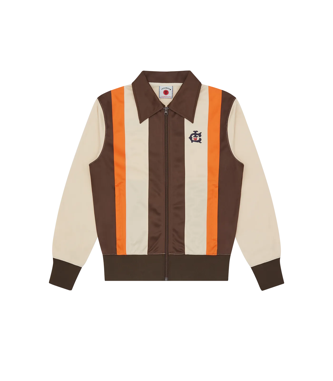 TEAM TRACK TOP - BROWN