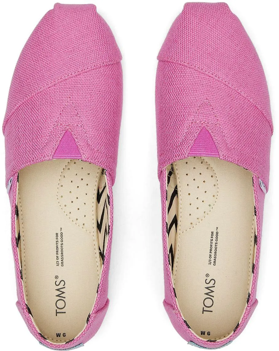 Toms Alpargata Heritage Pink Womens Espadrilles Shoes