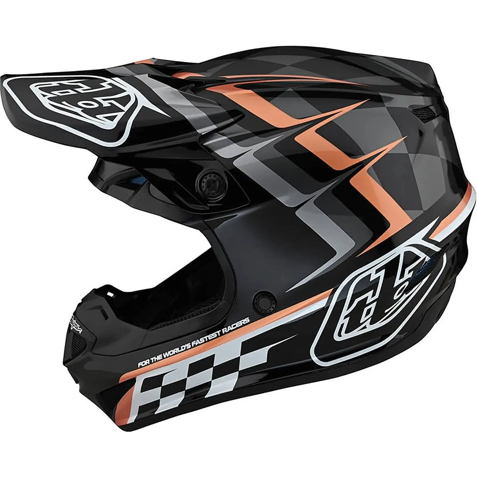 Troy Lee Designs SE4 Polyacrylite Warped MIPS Off-Road Helmet - Refurbished, No Tags