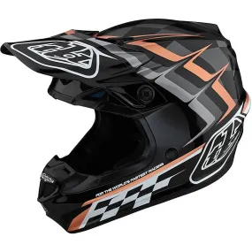 Troy Lee Designs SE4 Polyacrylite Warped MIPS Off-Road Helmet - Refurbished, No Tags