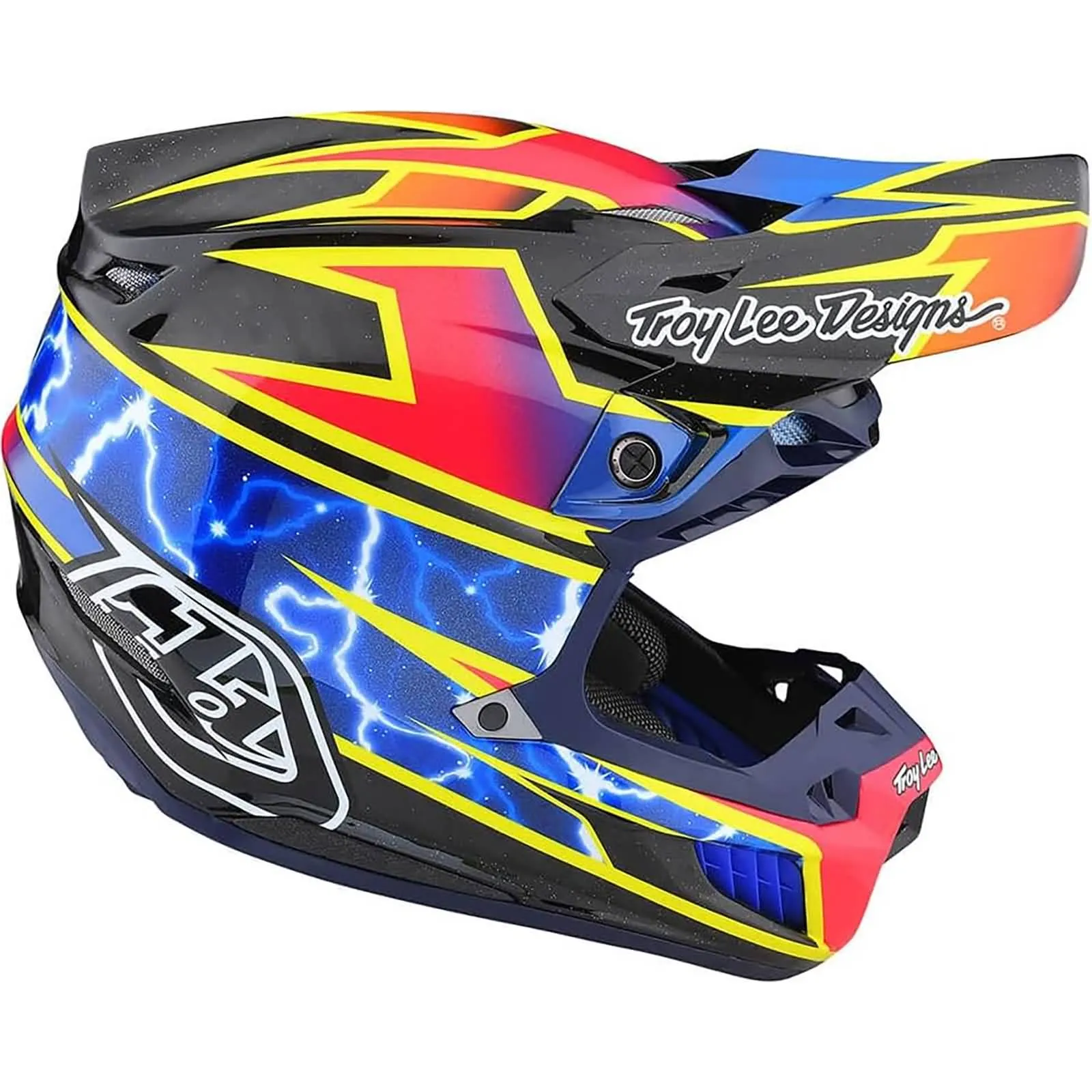 Troy Lee Designs SE5 Carbon Lightning MIPS Adult Off-Road Helmets - Refurbished, No Tags