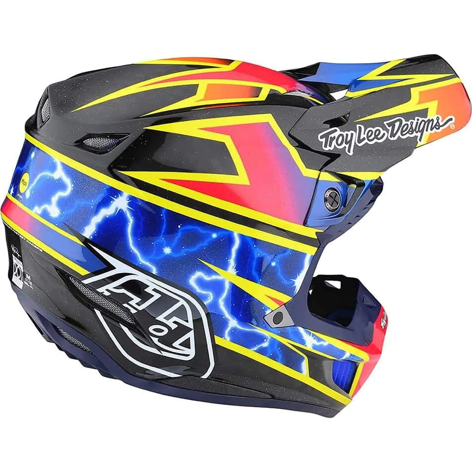 Troy Lee Designs SE5 Carbon Lightning MIPS Adult Off-Road Helmets - Refurbished, No Tags