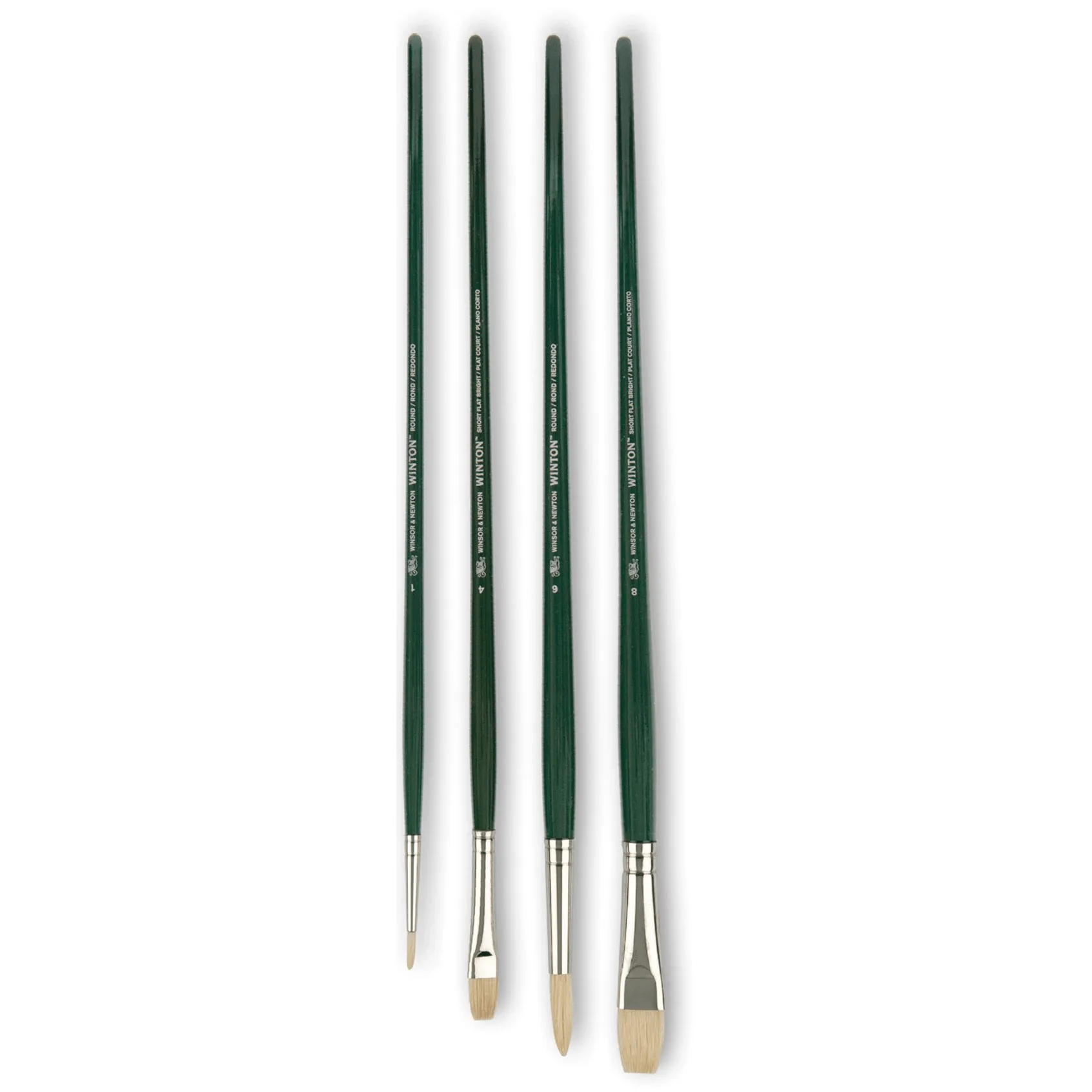 Winsor & Newton Winton Heritage Oil Paint Brushes Wooden Box Set