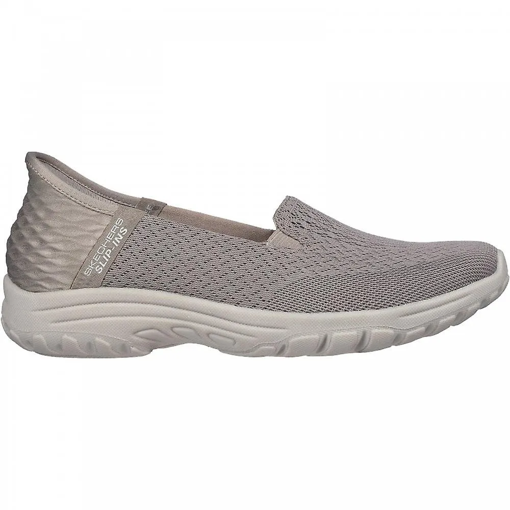 Women's Skechers Reggae Fest 2.0 - Guiding | Taupe | Womens Slip Ins Ballet Pump Shoes