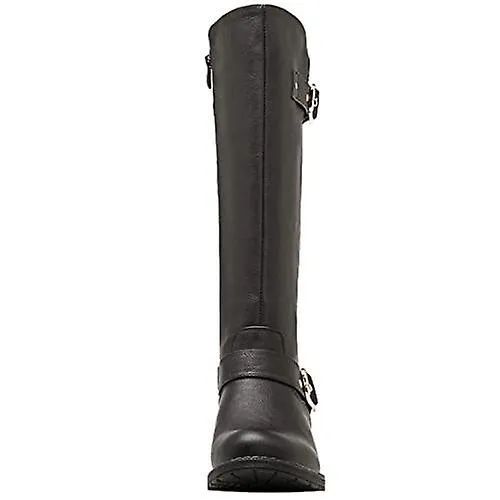 Women's Winter Quilted Knee-High Thick-Soled Leather Boots