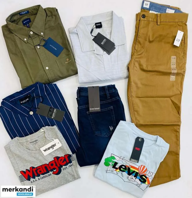 ¡Ropa PREMIUM! GANT, WRANGLER, LASCANA, Lee, GAP, TOMMY HILFIGER MIX BRANDS CATEGORÍA A-NUEVO!